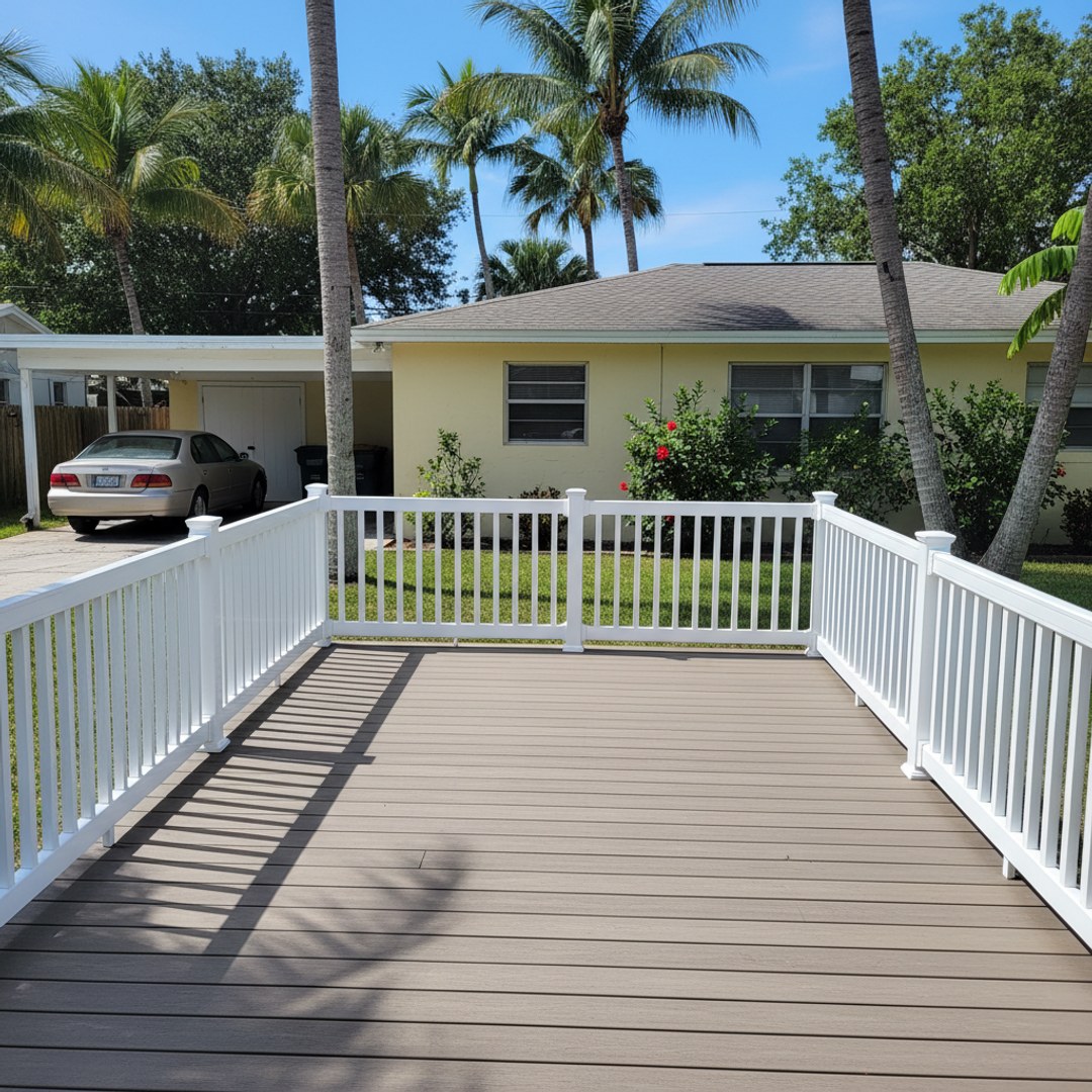 Screened-In Deck & Porch Additions completed by Majestic Deck Solutions in Miramar, FL
